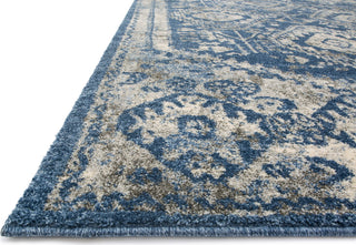 Loloi Emory EB-13 Blue/Pebble Area Rug Round Image Feature