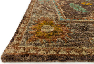 Loloi Empress EU-01 Brown / Taupe Area Rug Corner Shot