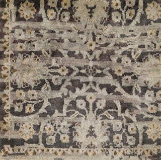 Surya Empress EMS-7010 Dark Brown Hand Knotted Area Rug Sample Swatch