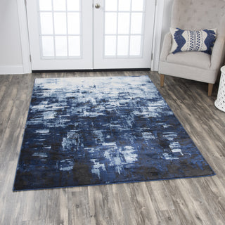 Rizzy Encore EN7259 Blue Area Rug  Feature