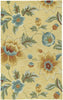 LR Home Enchant 02010 Yellow Area Rug