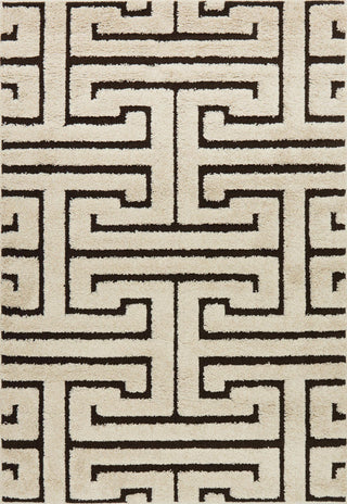 Loloi Enchant EN-28 Ivory/Dark Brown Area Rug Main Image