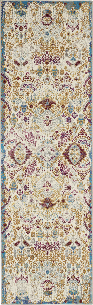 Entice ENE01 Ivory/Multicolor Area Rug by Nourison