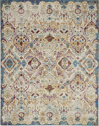 Entice ENE01 Ivory/Multicolor Area Rug by Nourison