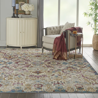 Entice ENE01 Ivory/Multicolor Area Rug by Nourison