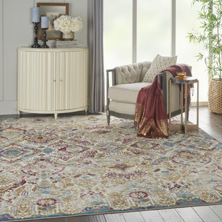 Entice ENE01 Ivory/Multicolor Area Rug by Nourison