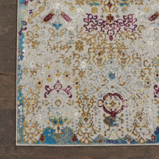 Entice ENE01 Light Grey/Multicolor Area Rug by Nourison Room Image Feature