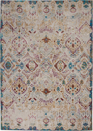 Entice ENE01 Light Grey/Multicolor Area Rug by Nourison