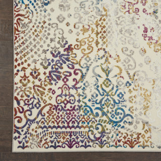 Entice ENE03 Ivory/Multicolor Area Rug by Nourison