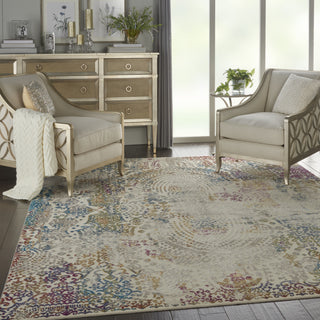 Entice ENE03 Ivory/Multicolor Area Rug by Nourison