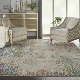 Entice ENE03 Ivory/Multicolor Area Rug by Nourison