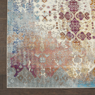 Entice ENE04 Ivory/Multicolor Area Rug by Nourison