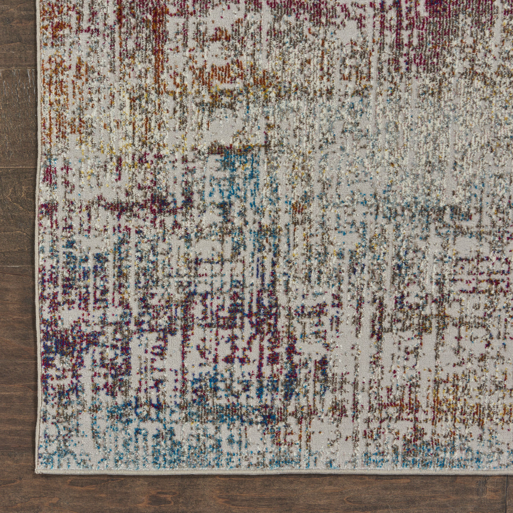 Entice ENE07 Grey/Multicolor Area Rug by Nourison Room Image Feature