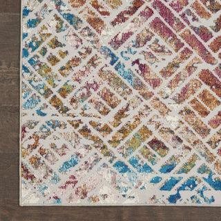 Entice ENE09 Grey/Multicolor Area Rug by Nourison Room Image Feature