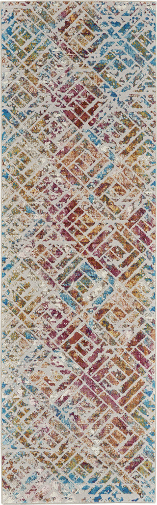 Entice ENE09 Grey/Multicolor Area Rug by Nourison