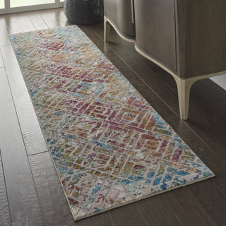 Entice ENE09 Grey/Multicolor Area Rug by Nourison