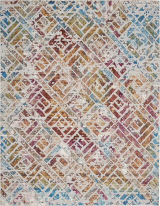 Entice ENE09 Grey/Multicolor Area Rug by Nourison