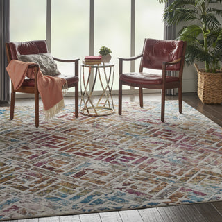 Entice ENE09 Grey/Multicolor Area Rug by Nourison