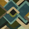 Surya Envelopes ENV-5001 Teal Hand Tufted Area Rug by Mike Farrell Sample Swatch