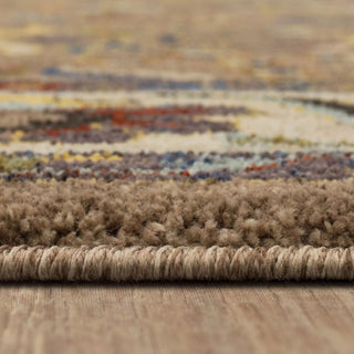 Karastan Pandora Envy Taupe Area Rug Detail Image