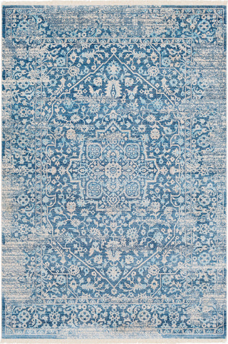 Surya Ephesians EPC-2300 Sky Blue Saffron Aqua Cream Beige Medium Gray Area Rug main image