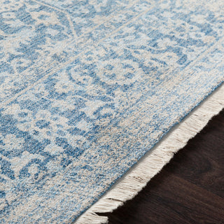 Surya Ephesians EPC-2300 Sky Blue Saffron Aqua Cream Beige Medium Gray Area Rug Texture Image