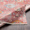 Surya Ephesians EPC-2301 Pale Pink Rose Saffron Burnt Orange Medium Gray Silver Aqua Cream Beige Black Area Rug Pile Image