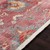 Surya Ephesians EPC-2301 Pale Pink Rose Saffron Burnt Orange Medium Gray Silver Aqua Cream Beige Black Area Rug Texture Image