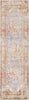Surya Ephesians EPC-2303 Burnt Orange Saffron Rose Cream Beige Medium Gray Silver Pale Pink Black Area Rug Runner Image