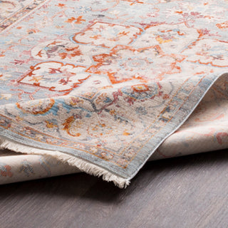 Surya Ephesians EPC-2303 Burnt Orange Saffron Rose Cream Beige Medium Gray Silver Pale Pink Black Area Rug Pile Image