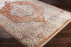Surya Ephesians EPC-2304 Burnt Orange Pale Pink Medium Gray Cream Beige Aqua Silver Saffron Camel Area Rug Corner Image