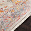 Surya Ephesians EPC-2305 Pale Pink Rose Bright Red Silver Gray Beige Cream Saffron Burnt Orange Aqua Area Rug Texture Image