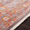 Surya Ephesians EPC-2308 Pale Pink Silver Gray Burnt Orange Rose Saffron Cream Beige Aqua Bright Red Area Rug Texture Image