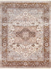 Surya Ephesians EPC-2313 Dark Brown Pale Pink Beige Medium Gray Silver Aqua Area Rug Main Image 8 X 10