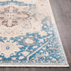 Surya Ephesians EPC-2315 Sky Blue Cream Beige Burnt Orange Bright Red Area Rug Detail Image