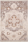 Surya Ephesians EPC-2316 Silver Gray Medium Cream Beige Dark Brown Black Area Rug main image