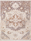 Ephesians EPC-2316 Silver Gray Medium Cream Beige Dark Brown Black Area Rug by Surya Main Image 8 X 10