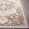 Surya Ephesians EPC-2316 Silver Gray Medium Cream Beige Dark Brown Black Area Rug Detail Image