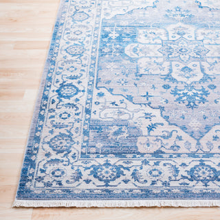 Surya Ephesians EPC-2317 Sky Blue Beige Medium Gray Silver Wheat Tan Camel Aqua Area Rug Detail Image