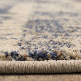 Karastan Vanguard by Drew and Jonathan Home Ephemeral Ink Blue Area Rug Detail Image