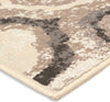 Orian Rugs Epiphany Pannel Silver Area Rug Corner Image