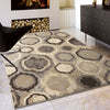 Orian Rugs Epiphany Pannel Silver Area Rug  Feature