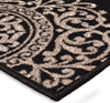 Orian Rugs Epiphany Fernandez Black Area Rug Corner Image