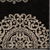 Orian Rugs Epiphany Fernandez Black Area Rug Close up