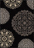Orian Rugs Epiphany Fernandez Black Area Rug main image