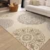 Orian Rugs Epiphany Fernandez Ivory Area Rug Lifestyle Image Feature