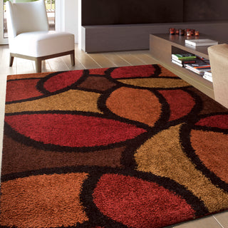 Orian Rugs Era Soho Red Area Rug Room Scene Feature