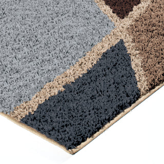 Orian Rugs Era Divulge Chocolate/Multi Area Rug Corner Shot