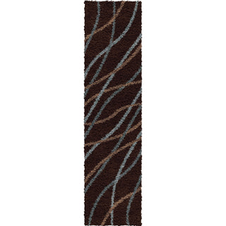 Orian Rugs Era Liberty Brown Area Rug Runner