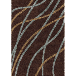 Orian Rugs Era Liberty Brown Area Rug main image